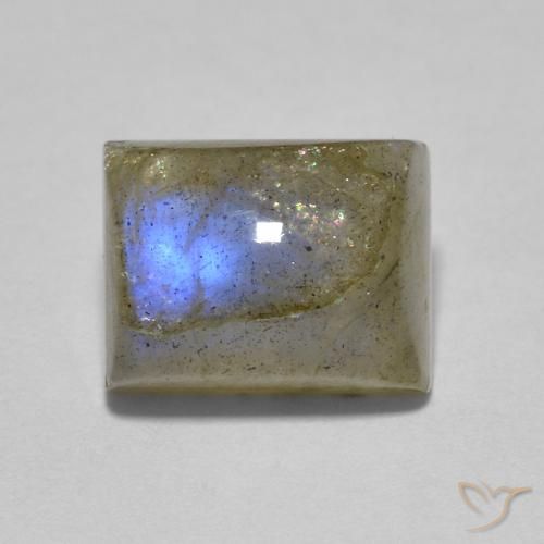 2.46ct 天然 彩色 拉长石, 狭长方形, 半透明