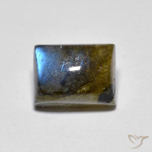 2.42ct 天然 彩色 拉长石, 狭长方形, 半透明