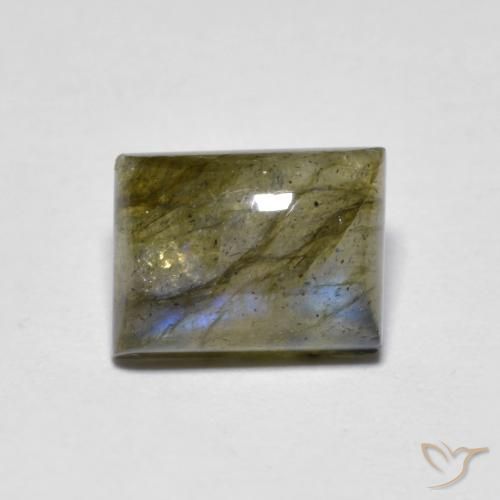 2.30ct 天然 彩色 拉长石, 狭长方形, 半透明