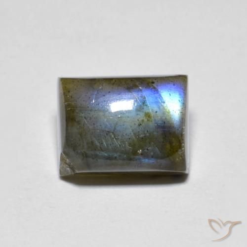 2.42ct 天然 彩色 拉长石, 狭长方形, 半透明