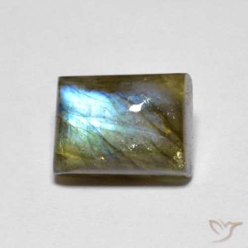 2.64ct 天然 彩色 拉长石, 狭长方形, 半透明
