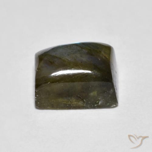 2.64克拉天然拉长石，狭长方形，半透明