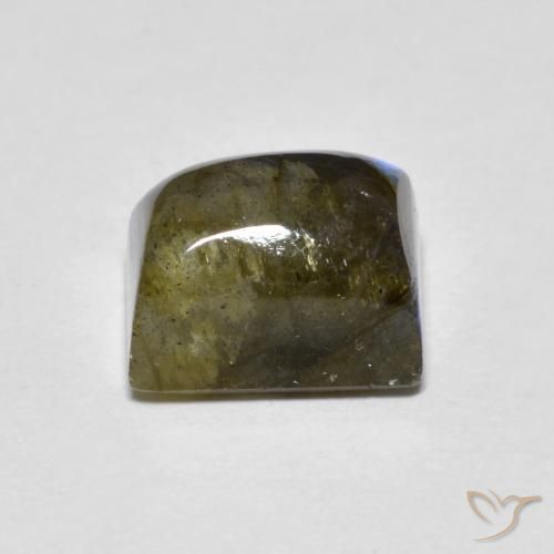 2.69克拉天然拉长石，狭长方形，半透明