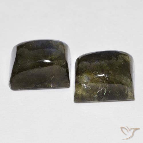 10.20克拉天然拉长石，狭长方形，半透明