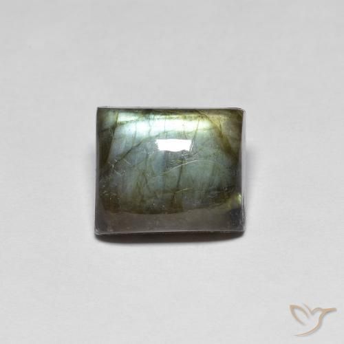 7.41ct 天然 彩色 拉长石, 狭长方形, 半透明