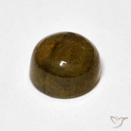 1.76克拉天然拉长石，圆形的，半透明