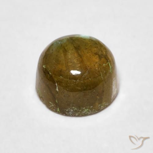 0.79克拉天然拉长石，圆形的，半透明