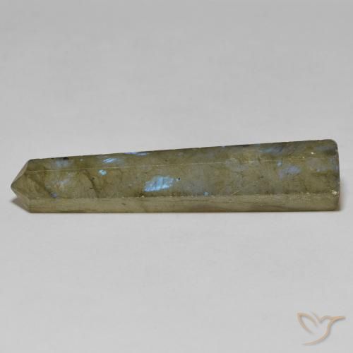 22.18ct 天然 彩色 拉长石, 花式切割, 不透明