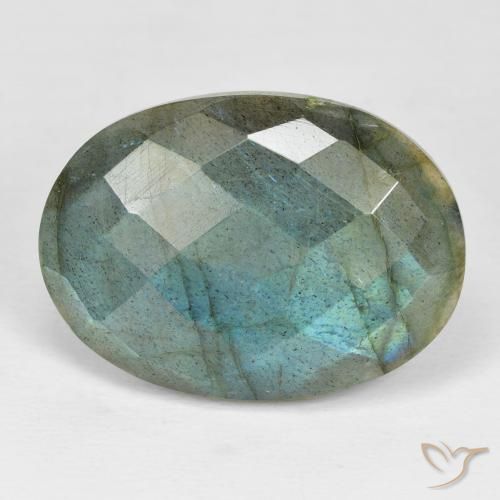 20.14ct 天然 彩色 拉长石, 椭圆形, 不透明