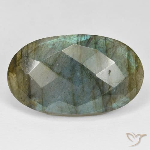42.82ct 天然 彩色 拉长石, 椭圆形, 不透明