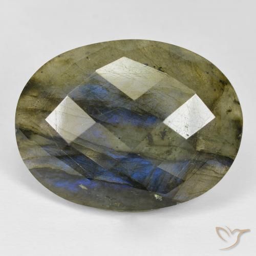 31.10ct 天然 彩色 拉长石, 椭圆形, 不透明