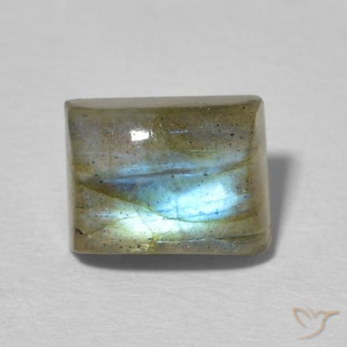 2.90ct 天然 彩色 拉长石, 狭长方形, 半透明