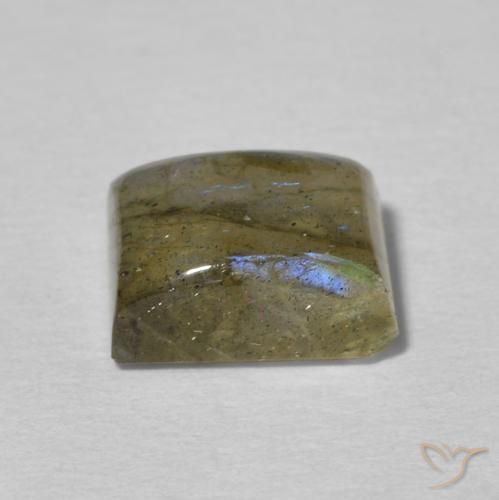 2.90克拉天然拉长石，狭长方形，半透明