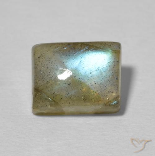 2.85ct 天然 彩色 拉长石, 狭长方形, 半透明