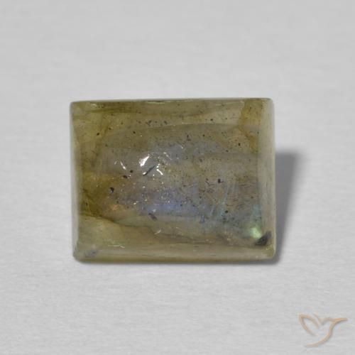 2.69ct 天然 彩色 拉长石, 狭长方形, 半透明