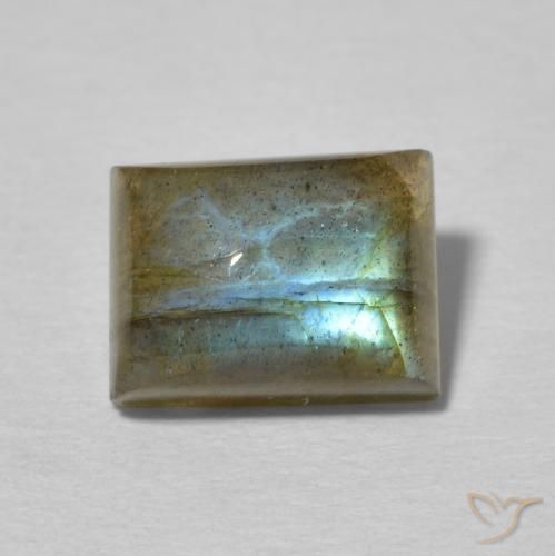 3.02ct 天然 彩色 拉长石, 狭长方形, 半透明
