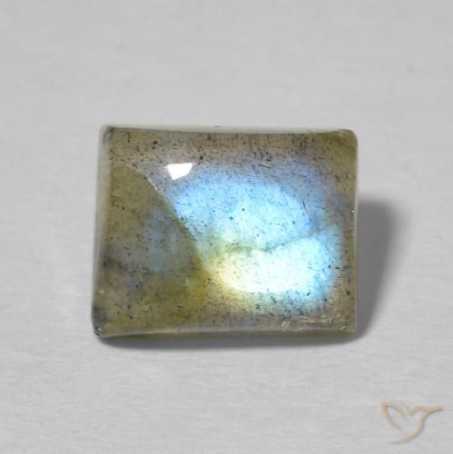 2.90ct 天然 彩色 拉长石, 狭长方形, 半透明