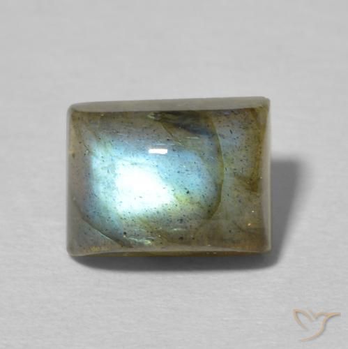2.96ct 天然 彩色 拉长石, 狭长方形, 半透明