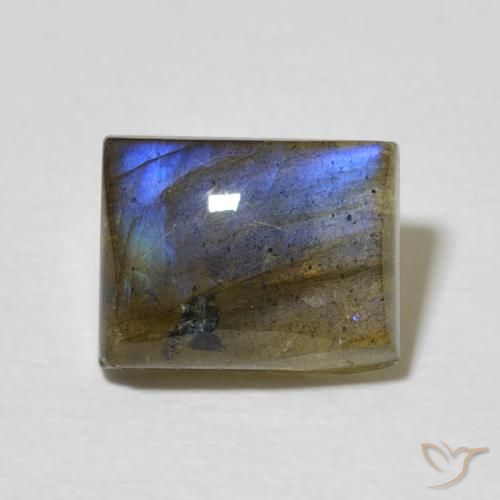 2.94ct 天然 彩色 拉长石, 狭长方形, 半透明