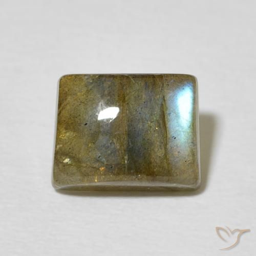 2.36ct 天然 彩色 拉长石, 狭长方形, 半透明