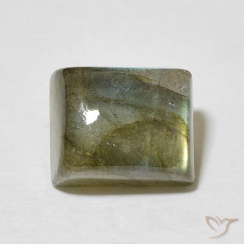 3.66ct 天然 彩色 拉长石, 狭长方形, 半透明