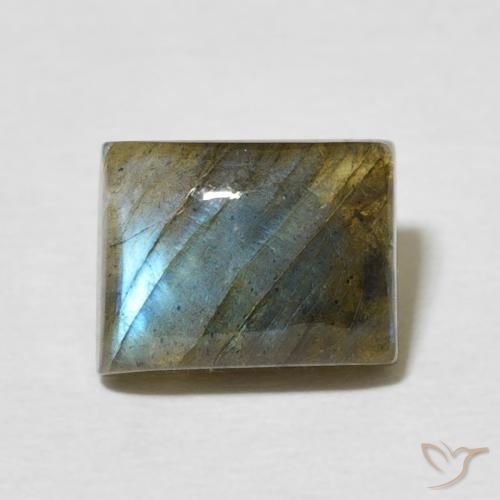 2.99ct 天然 彩色 拉长石, 狭长方形, 半透明