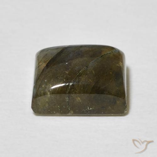 2.99克拉天然拉长石，狭长方形，半透明