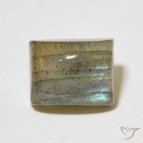 3.57ct 天然 彩色 拉长石, 狭长方形, 半透明