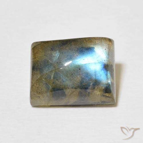 2.91ct 天然 彩色 拉长石, 狭长方形, 半透明