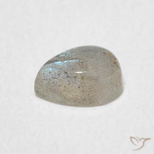 0.60克拉天然拉长石，梨形，半透明