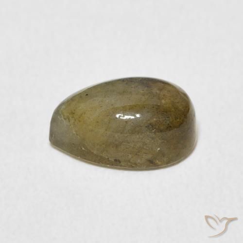 1.71克拉天然拉长石，梨形，半透明