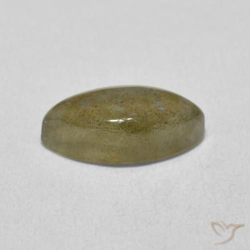 2.23克拉天然拉长石，榄尖形，半透明