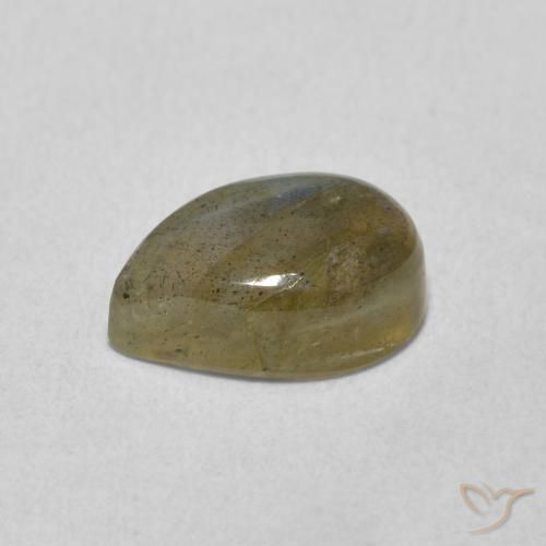 2.28克拉天然拉长石，梨形，半透明