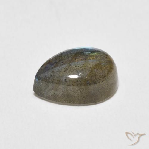 2.78克拉天然拉长石，梨形，半透明