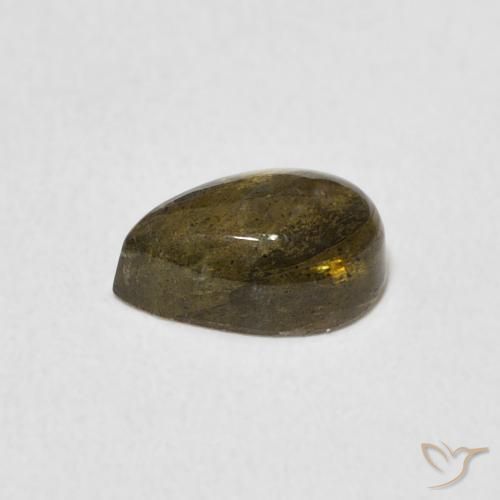 1.12克拉天然拉长石，梨形，半透明