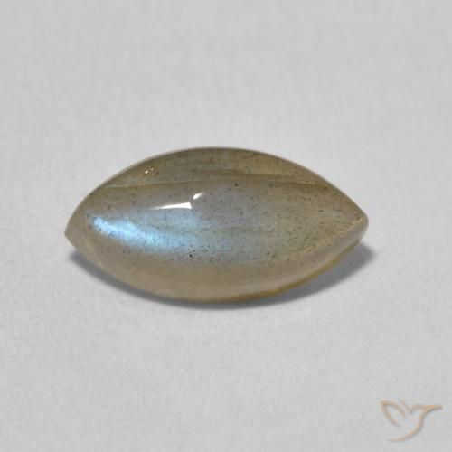 2.39ct 天然 彩色 拉长石, 榄尖形, 半透明