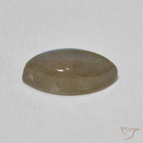2.39克拉天然拉长石，榄尖形，半透明