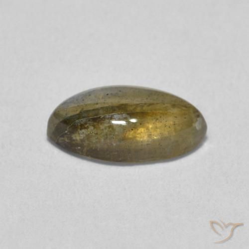 1.43克拉天然拉长石，榄尖形，半透明