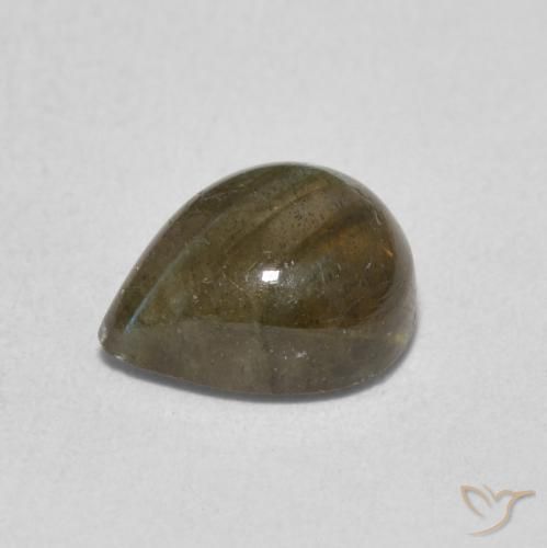 1.79克拉天然拉长石，梨形，半透明