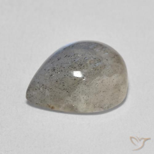 3.65克拉天然拉长石，梨形，半透明