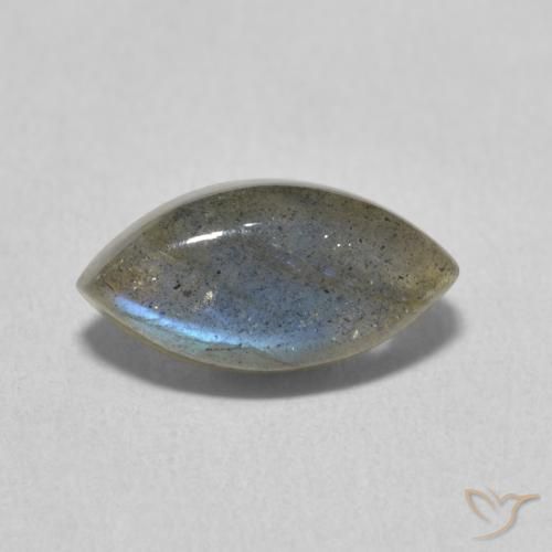 2.51ct 天然 彩色 拉长石, 榄尖形, 半透明