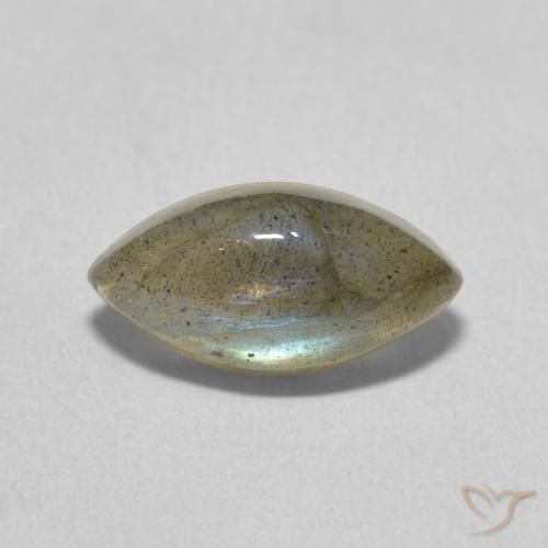 2.35ct 天然 彩色 拉长石, 榄尖形, 半透明