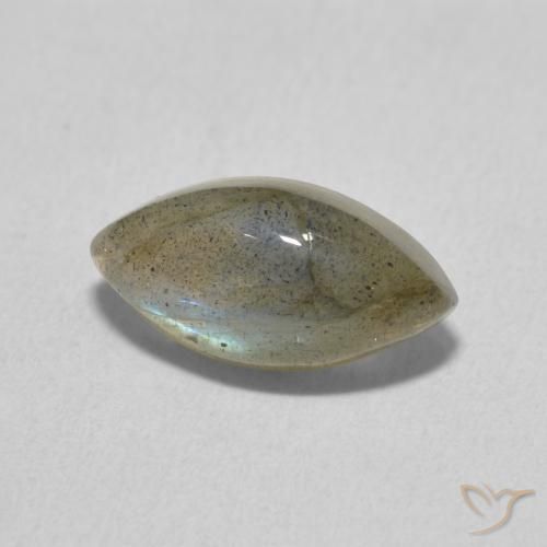 2.35克拉天然拉长石，榄尖形，半透明