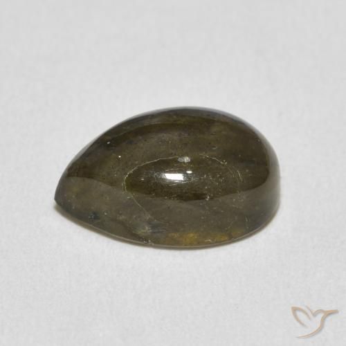 3.60克拉天然拉长石，梨形，半透明
