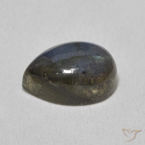 2.68克拉天然拉长石，梨形，半透明