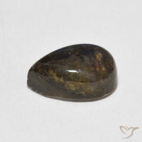 3.95克拉天然拉长石，梨形，半透明