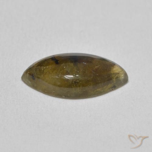 2.83克拉天然拉长石，榄尖形，半透明
