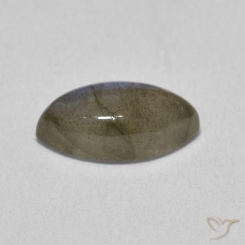 2.39克拉天然拉长石，榄尖形，半透明