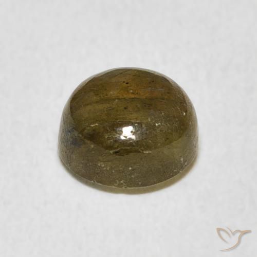 1.77克拉天然拉长石，圆形的，半透明