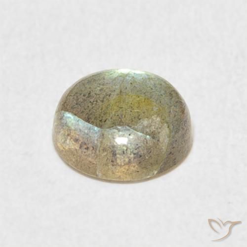 1.26克拉天然拉长石，圆形的，半透明